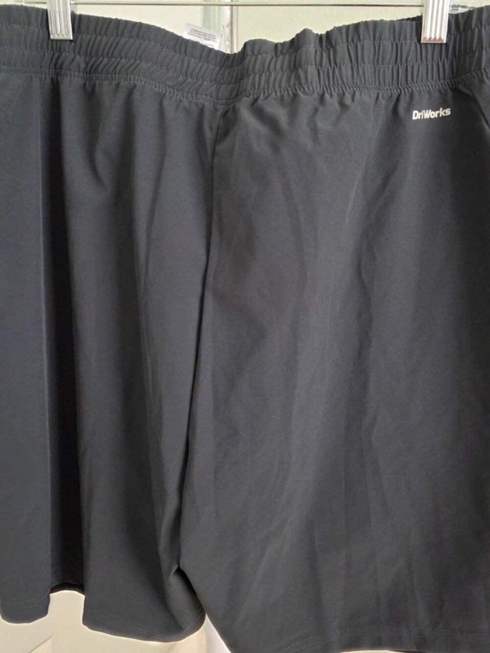 Athletic Works 2-in-1 Running Shorts Compression Liner Gray Men's XL Gym NWOT - Picture 2 of 7